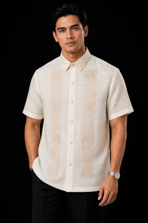 Short Sleeve Barong Tagalog 1051