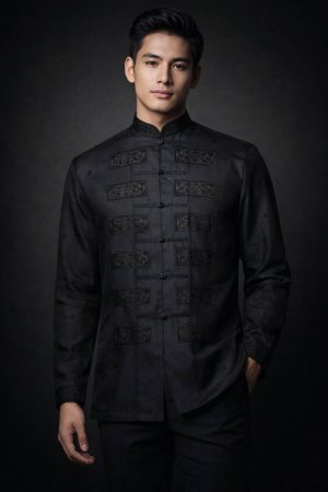 Black Barong Tagalog 3005