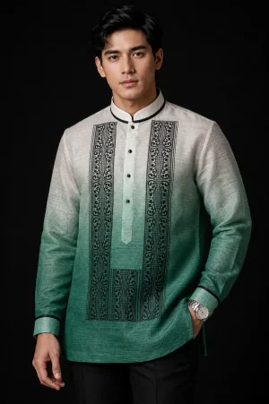 Green Barong Tagalog 3311