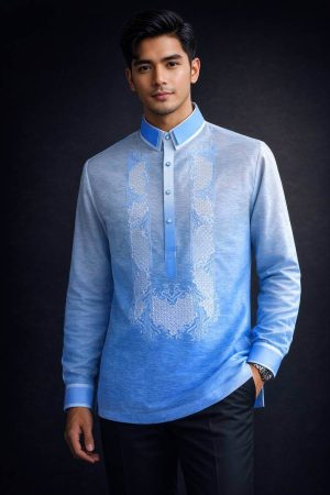 Baby Blue Jusilyn Barong Tagalog 3332