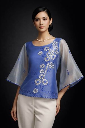 Royal Blue Kimona 5265
