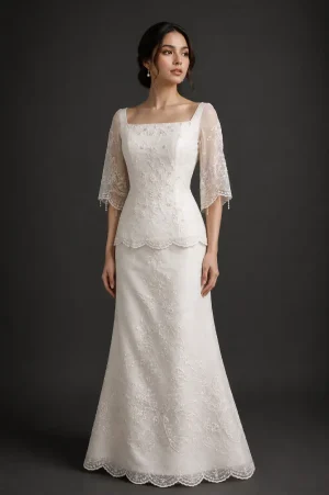 Custom Filipiniana Gown 6004CM