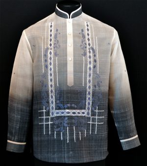 Dark Gray Barong Tagalog
