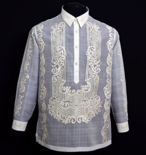 White Raya Barong Tagalogs