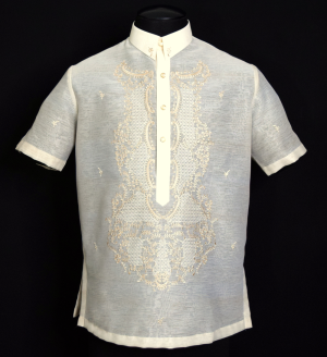 Short Sleeve Barong Tagalog