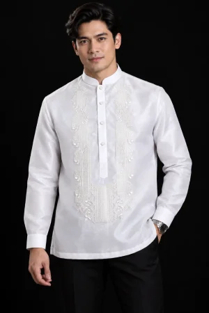 White Barong Tagalog 1094W