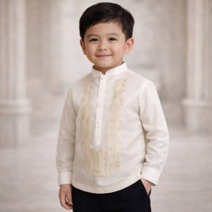 Pina Organza Boy's Barong Tagalog 8194