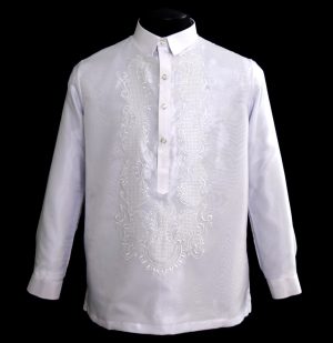 Barong Tagalog white