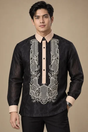Black Barong Tagalog 3092
