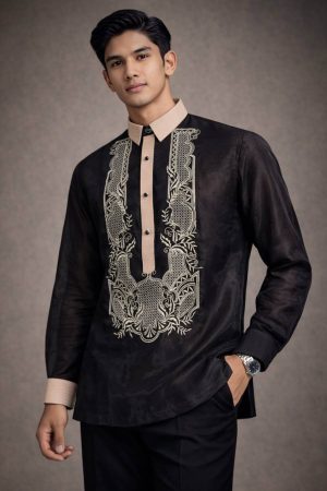 Home 11 Black Barong Tagalog 3092