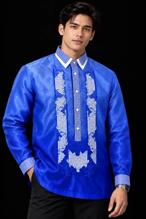 Royal Blue Barong Tagalog 3131