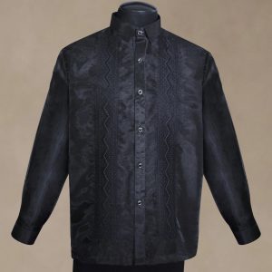 modern black barong tagalog
