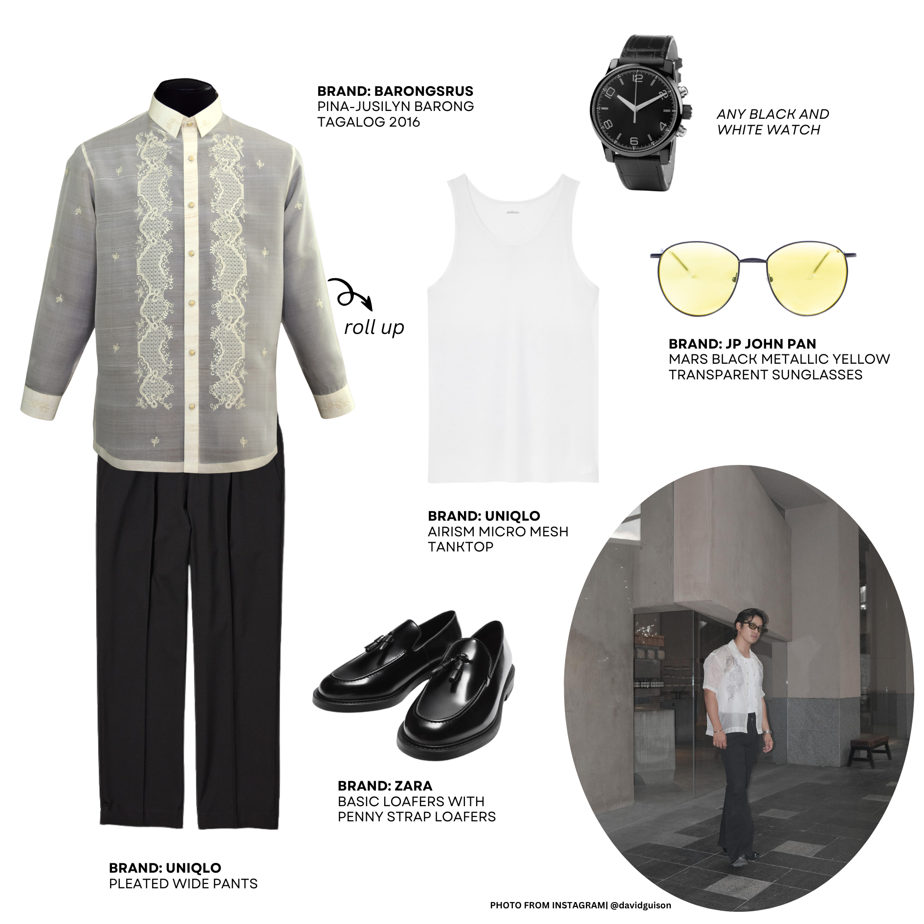 A Stylish Guide to Everyday Barong Fashion with Celebrity-Inspired Looks 1 Piña-Jusilyn Barong