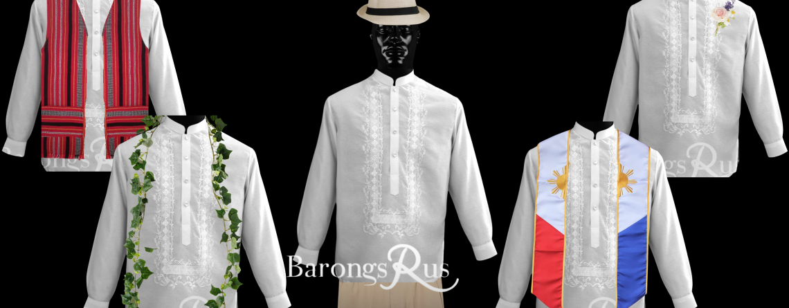 White Barong Tagalog