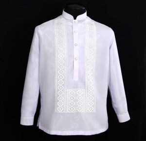 Home 38 White Barong Tagalog
