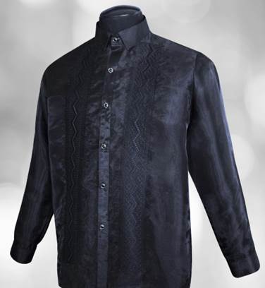 Black Barong Tagalogs: The Perfect Attire for Grooms and Groomsmen at Evening Weddings 2 Fabric Choices and Their Impact