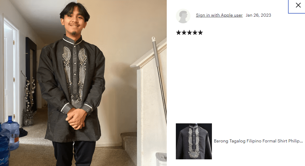 Home 80 Barong Tagalog