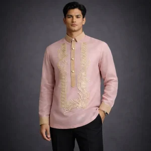 Blush Pink Barong Tagalog 3539
