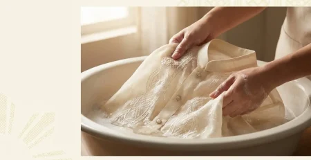 Wash a Barong Tagalog