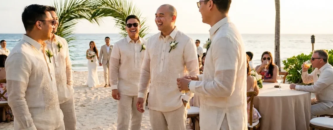 Barong Tagalog for Destination Weddings