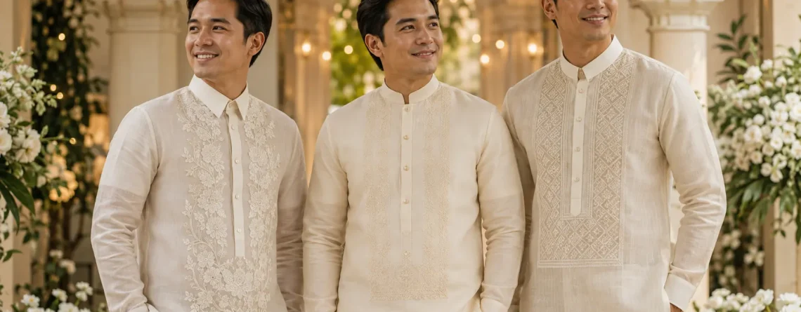 Barong Tagalog for wedding