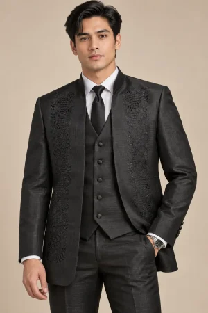Home 3 Custom Colored Coat Barong Tagalog with Vest 1301CM