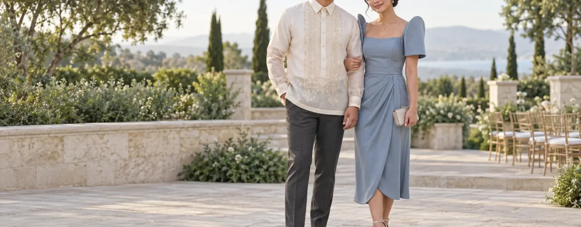 Elegant Barong and Filipiniana Style