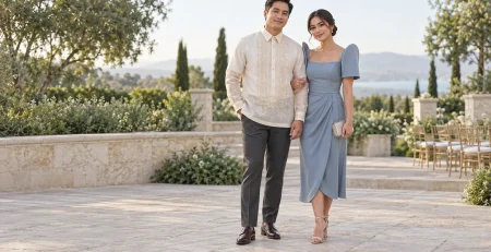 Elegant Barong and Filipiniana Style