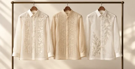 Three Elegant Barong Tagalog Styles